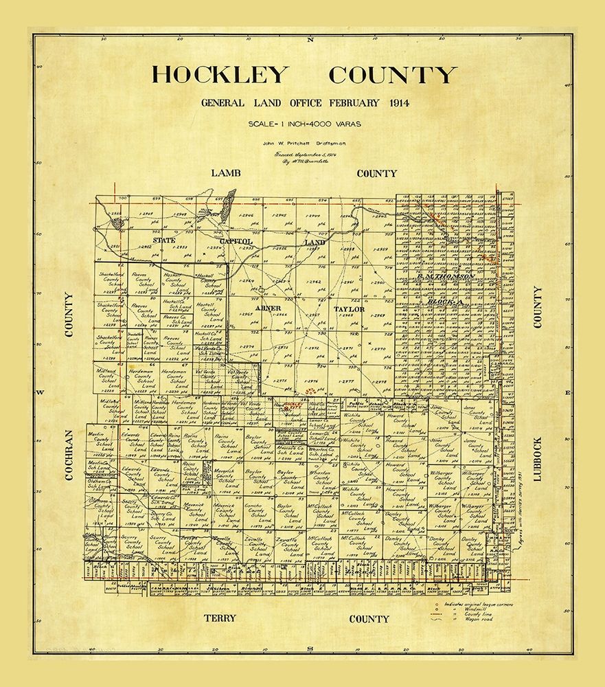 Hockley County Texas - Pritchett 1914