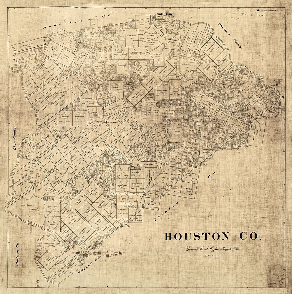 Houston County Texas -1896