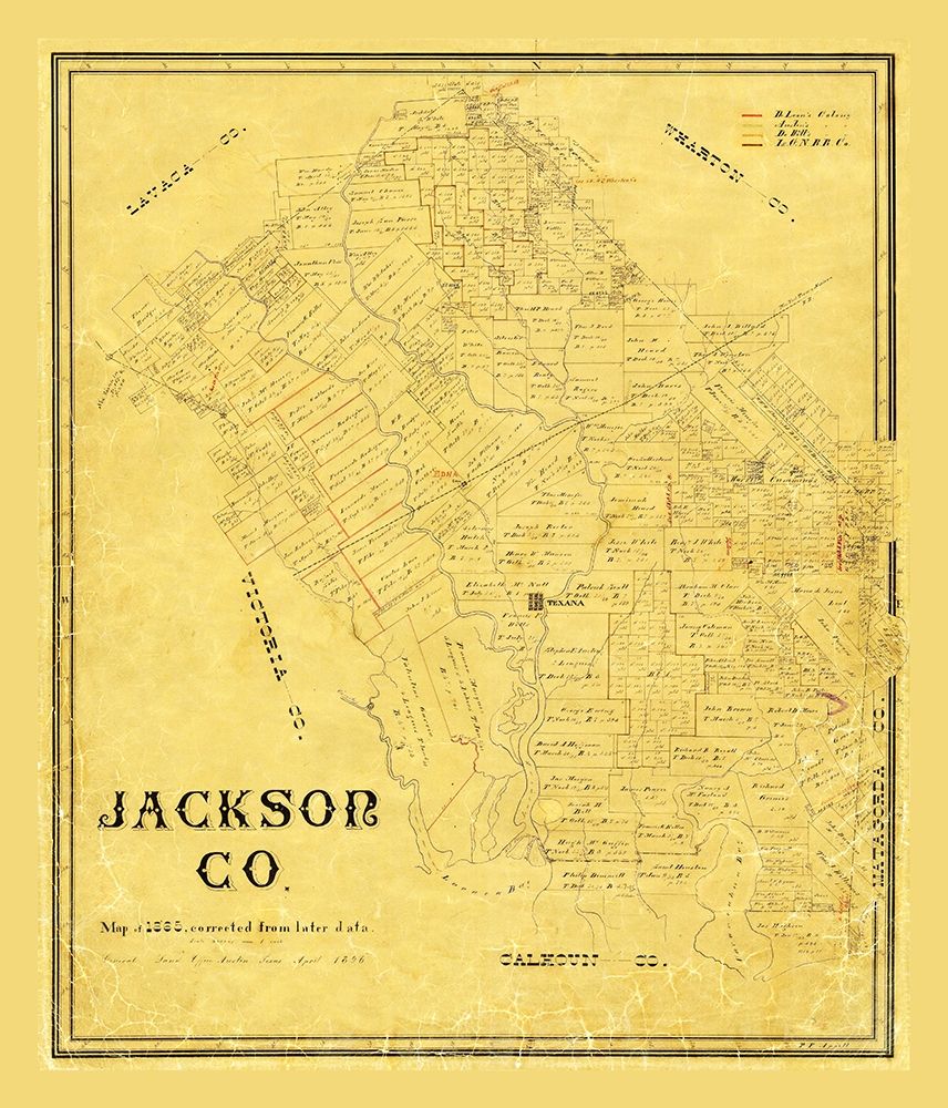 Jackson County Texas - 1867