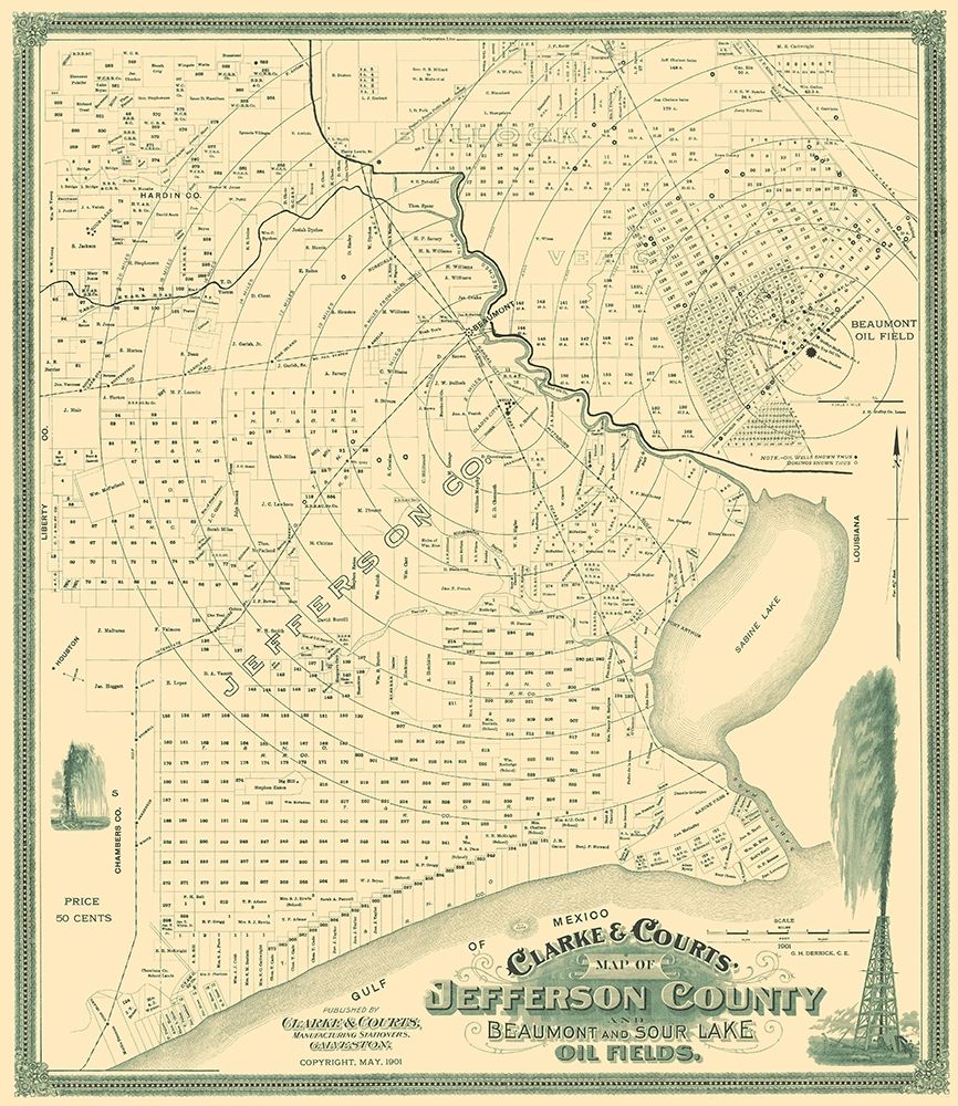 Jefferson Texas Landowner - Clarke 1901