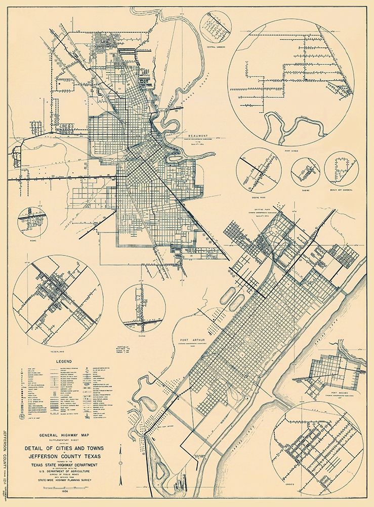 Jefferson Texas - Highway Dept 1936