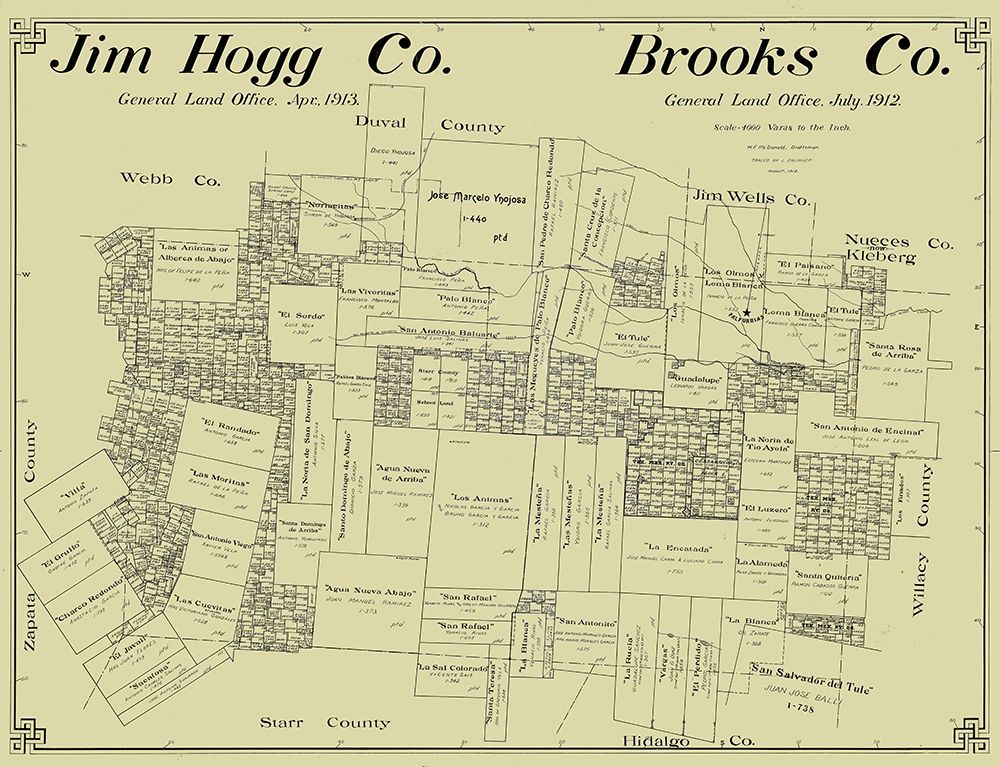 Jim Hogg and Brooks County Texas - McDonald 1912
