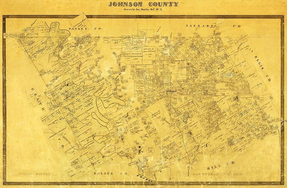 Johnson County Texas - Martin 1857