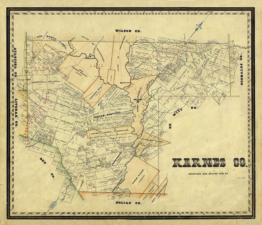 Karnes County Texas - Arlitt 1870