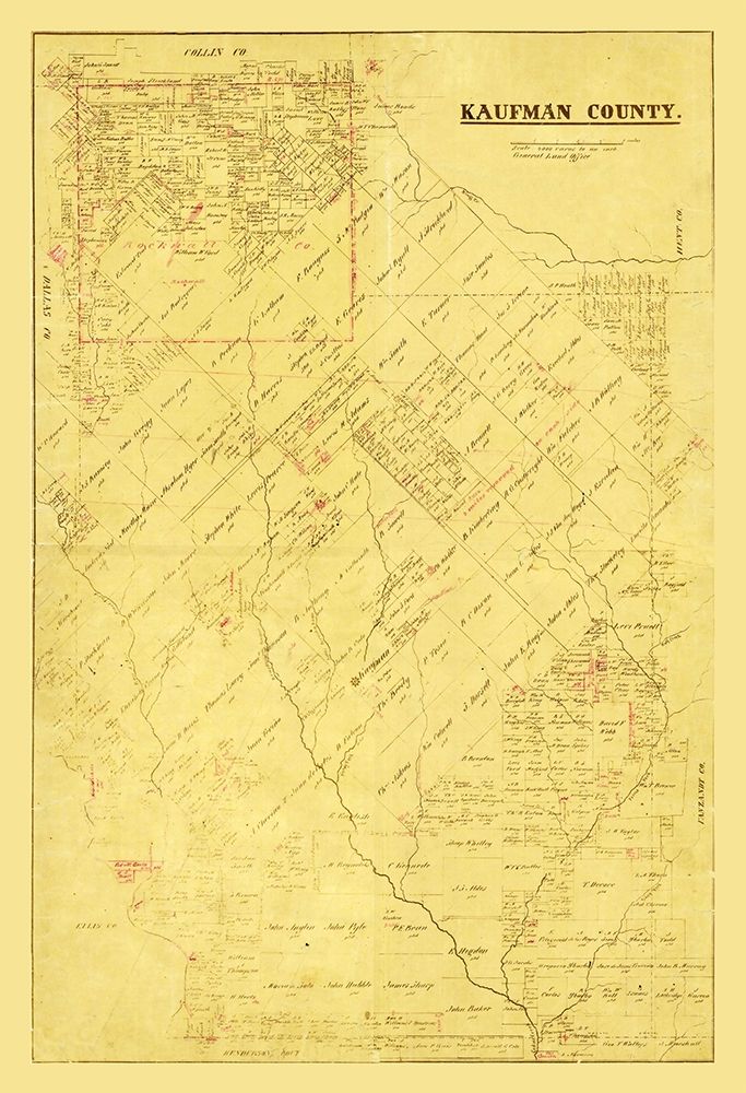 Kaufman County Texas -1871
