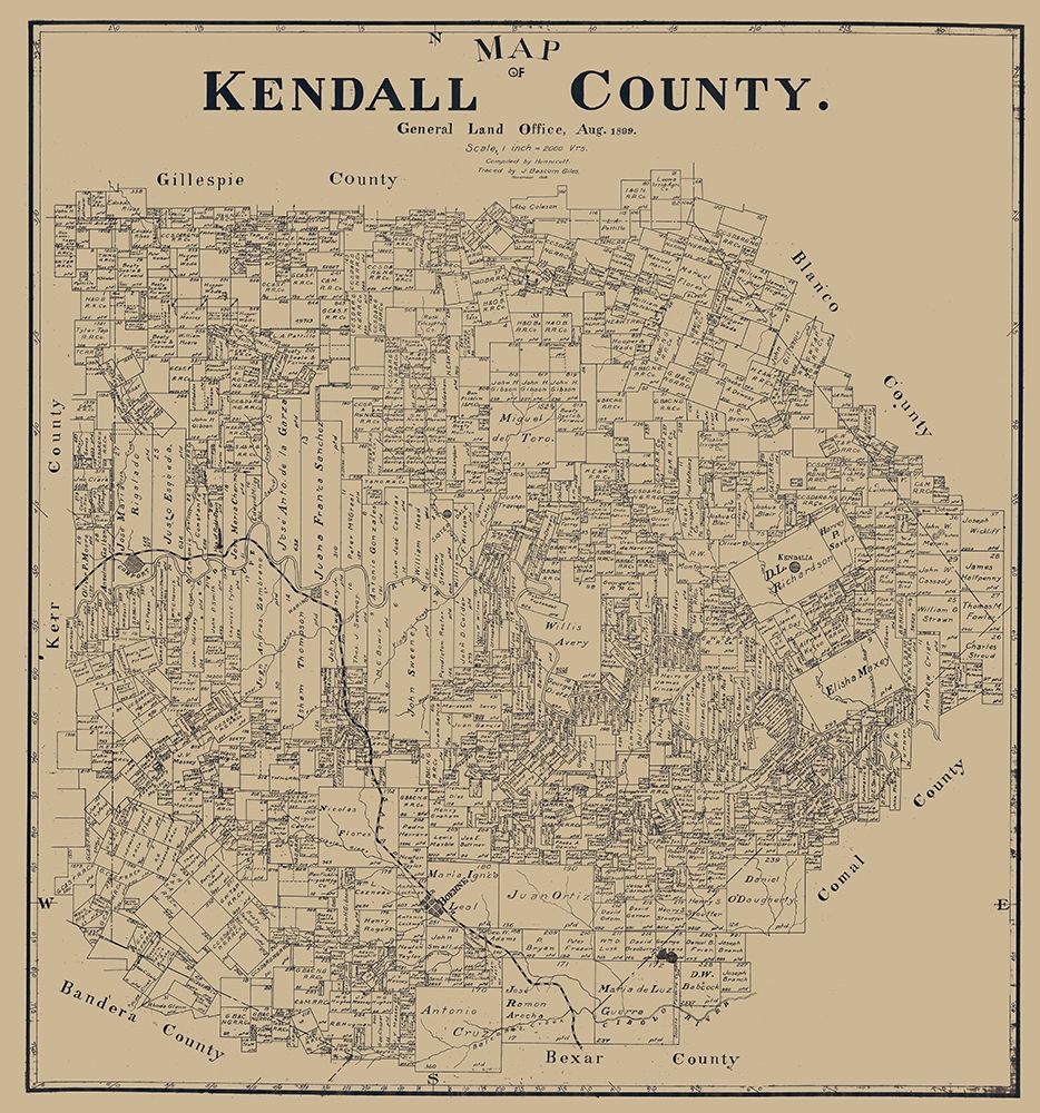 Kendall County Texas - Giles 1899