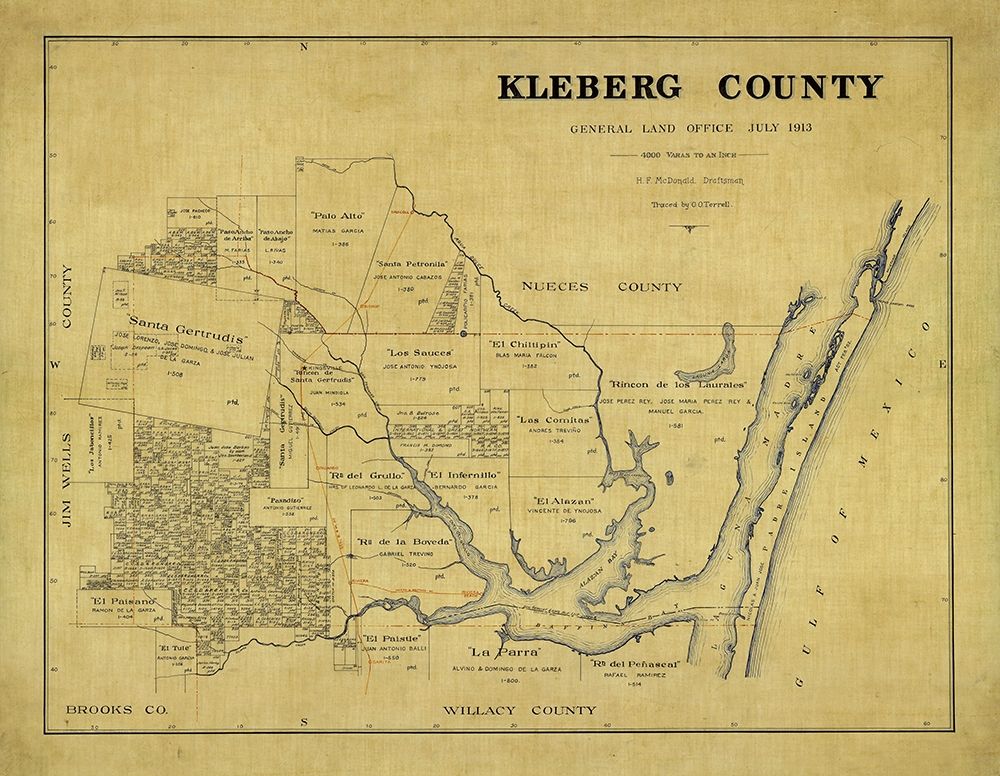 Kleberg County Texas - McDonald 1913