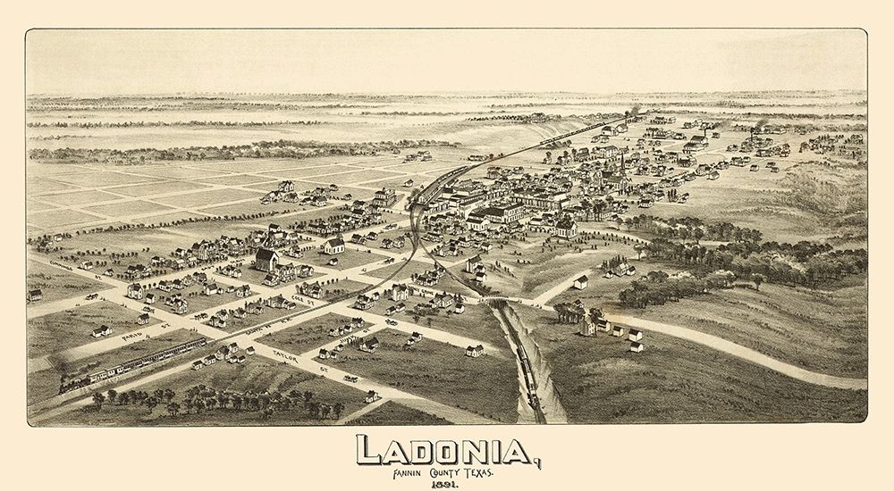 Ladonia Texas - Fowler 1891