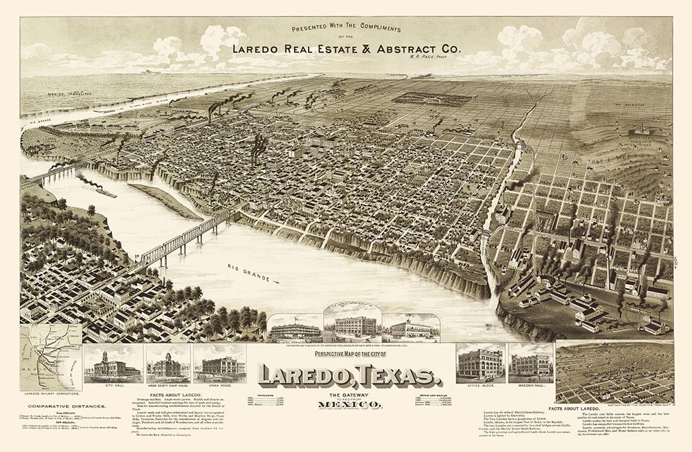 Laredo Texas - American Pub Co 1892