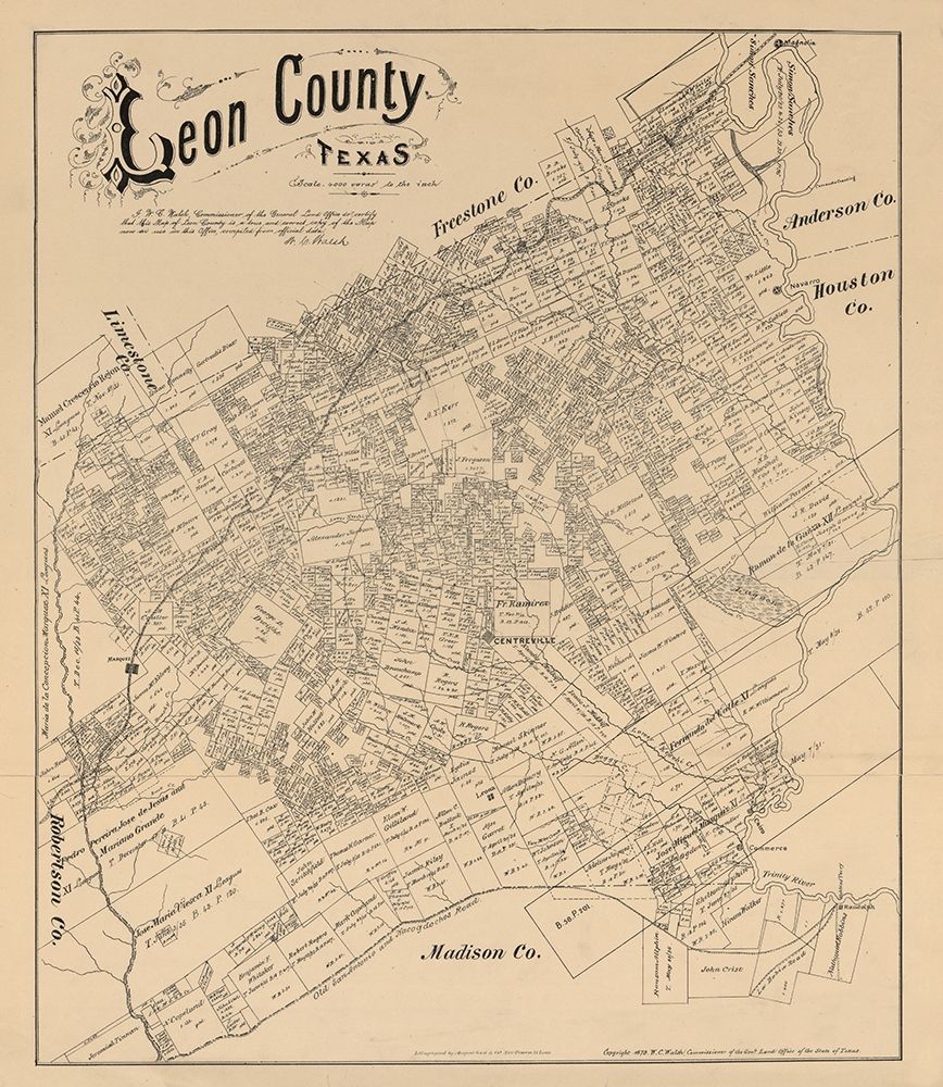 Leon County Texas - Walsh 1879