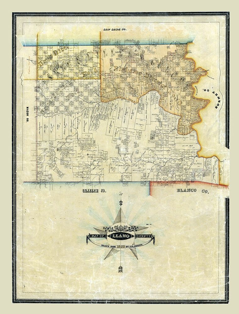 Llano County Texas - Arlitt 1859