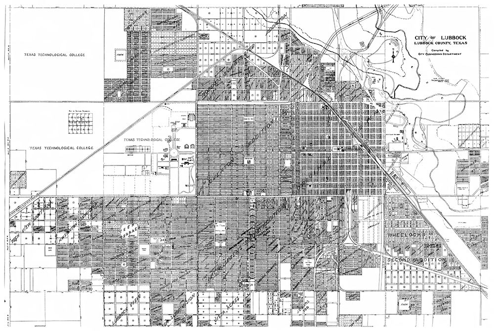 Lubbock Texas - City Engineering Dept 1946