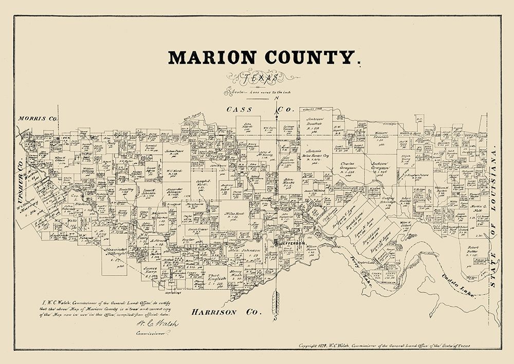 Marion County Texas - Walsh 1879
