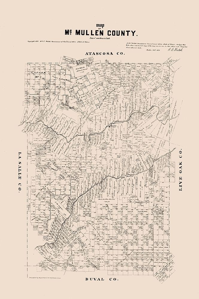 McMullen County Texas - Walsh 1879