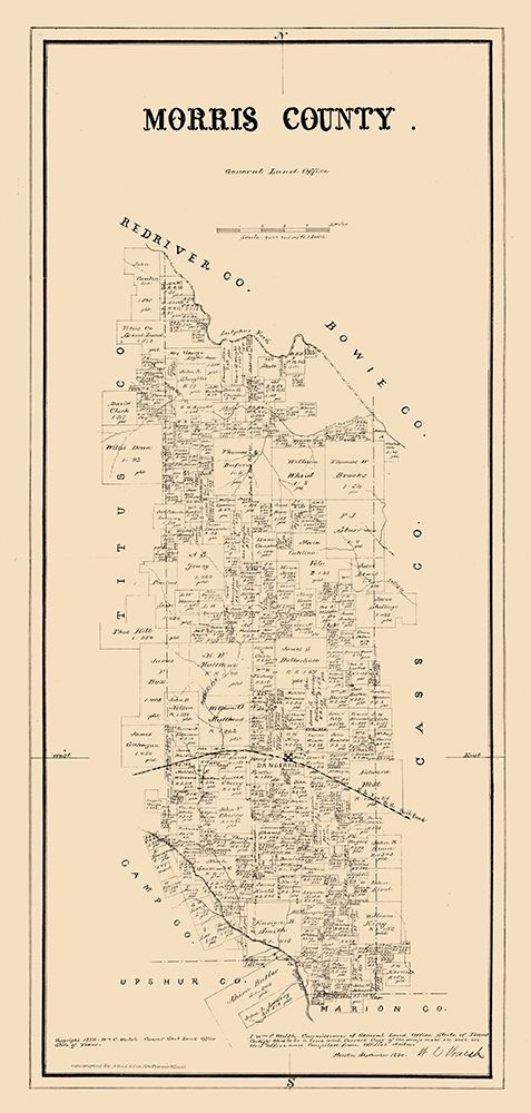 Morris County Texas - Walsh 1880