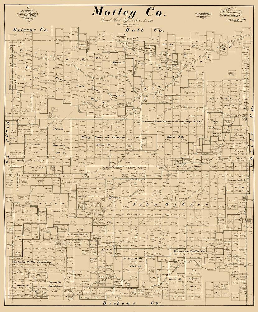 Motley County Texas - McGaughey 1893