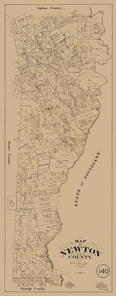 Newton County Texas - McGaughey 1893