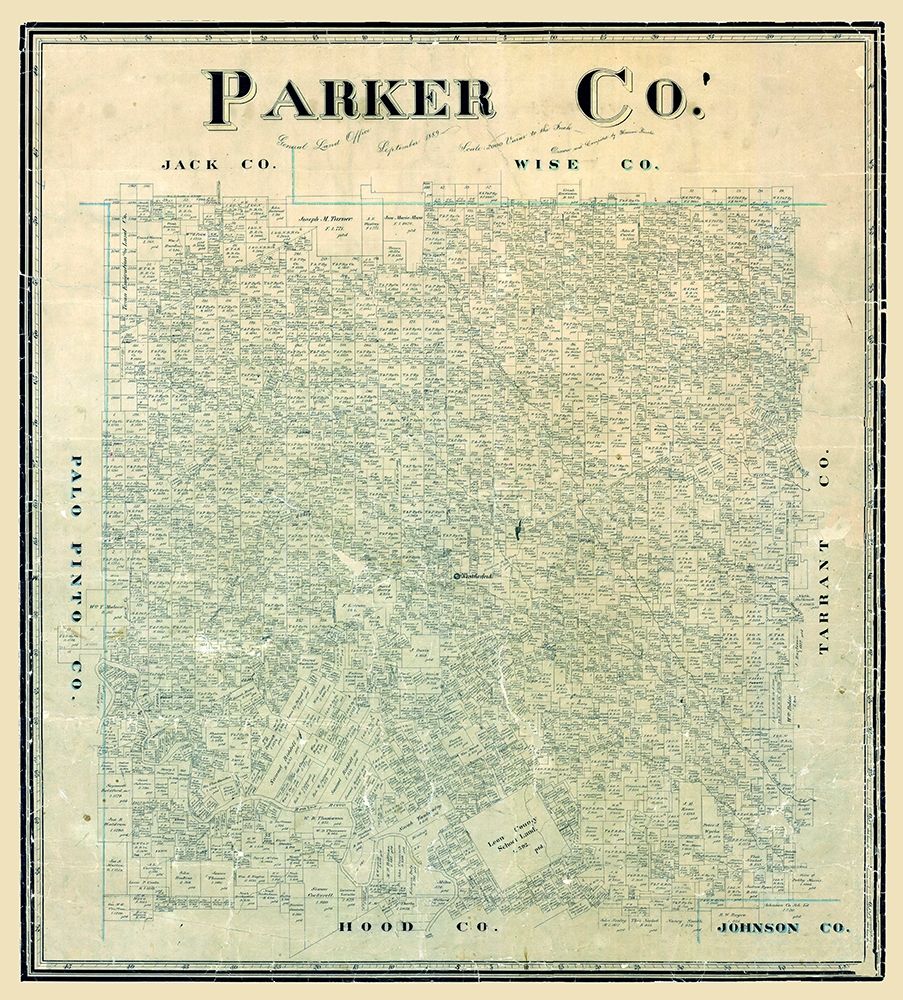 Parker County Texas -1889