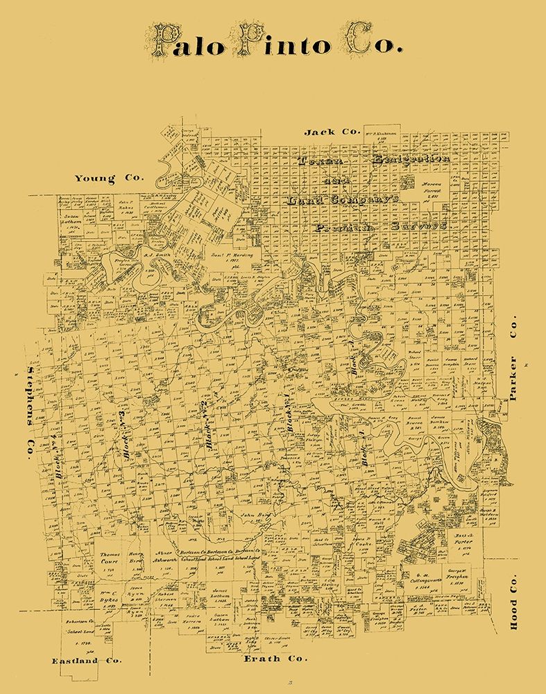 Palo Pinto County Texas -