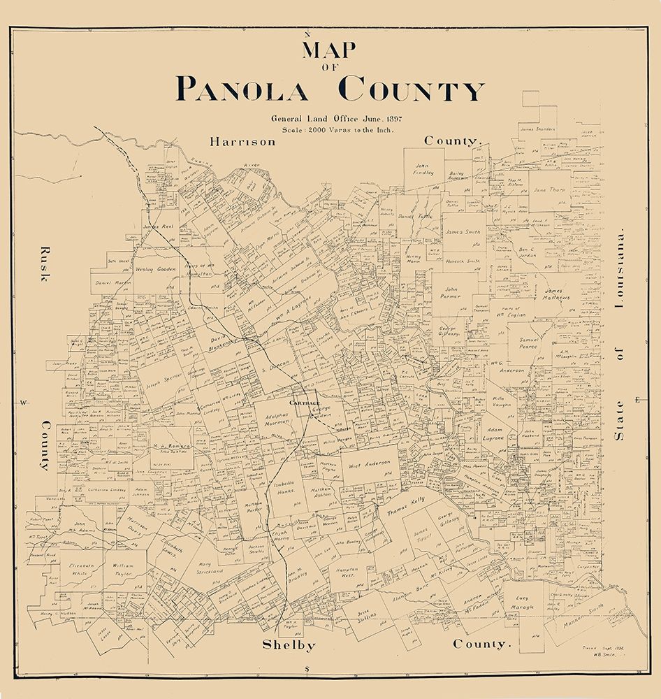 Panola County Texas - Smith 1897