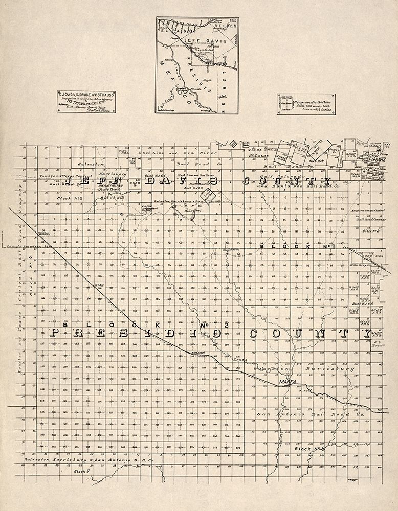 Presidio County Texas - Abrams 1894