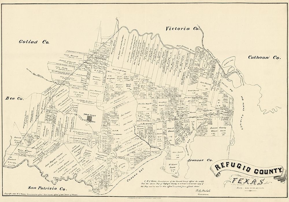 Refugio County Texas - Walsh 1879
