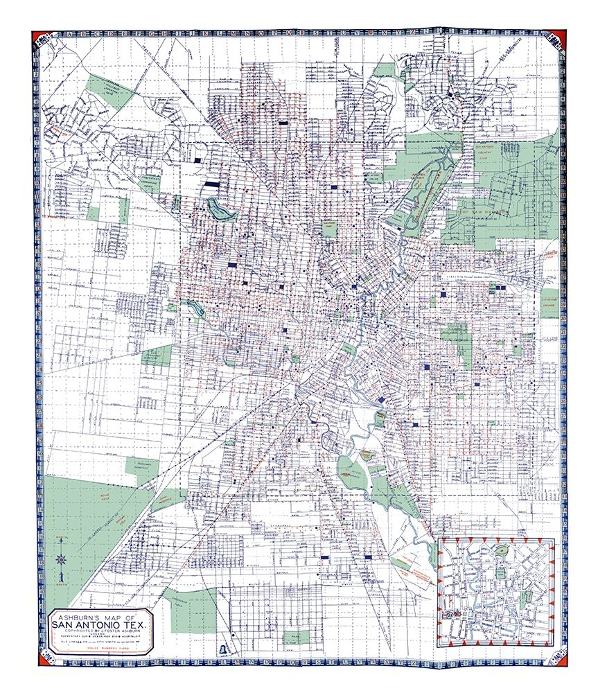 San Antonio Texas - Ashburn 1940