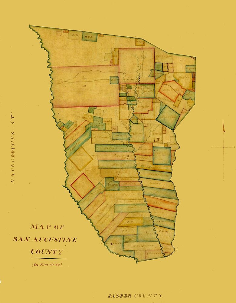 San Augustine County Texas -1839
