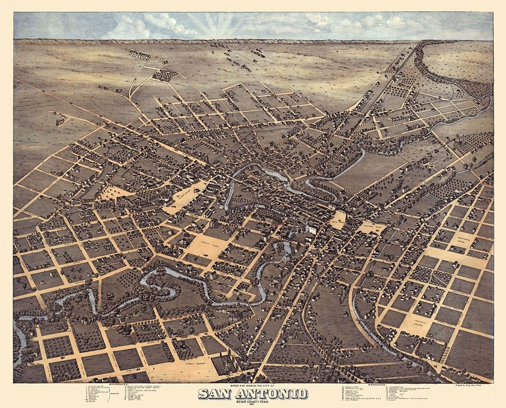 San Antonio Texas - Koch 1873