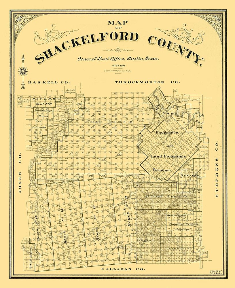 Shackelford County Texas - Duke 1901