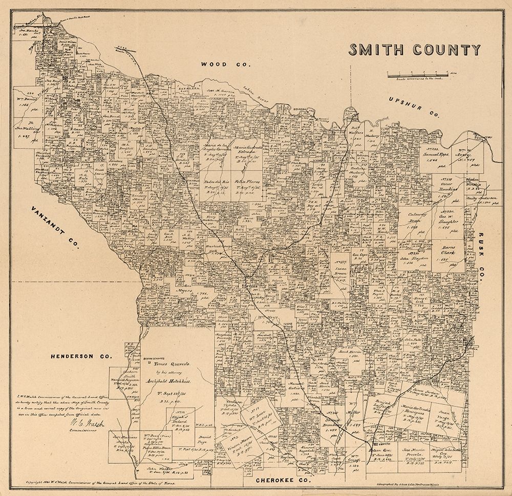 Smith County Texas - Wildort 1905