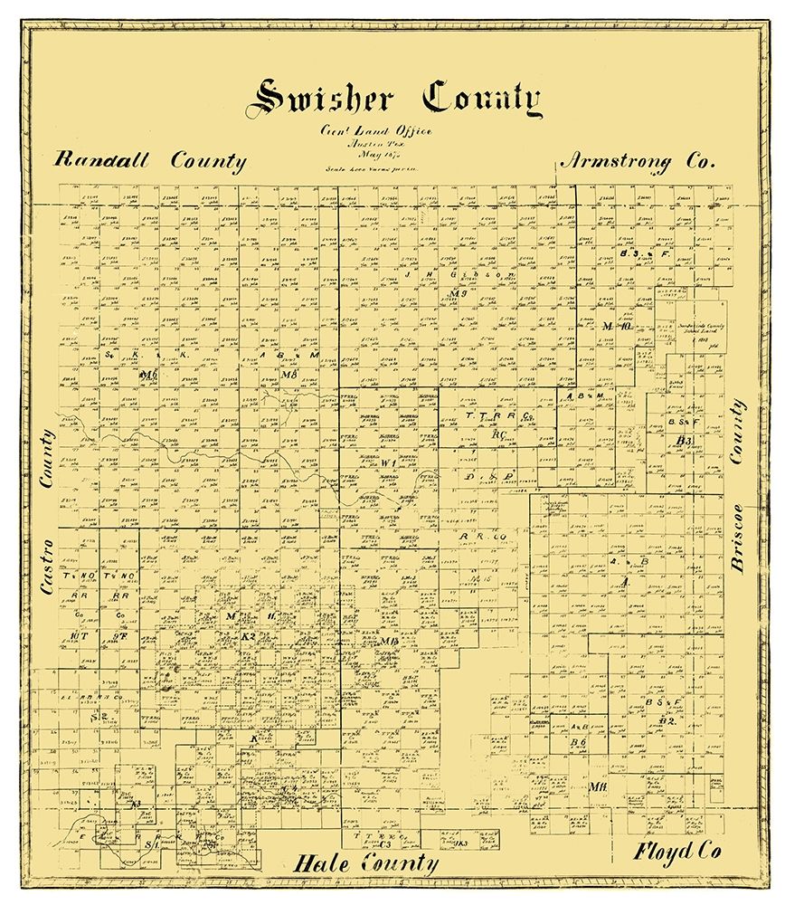 Swisher County Texas -1873
