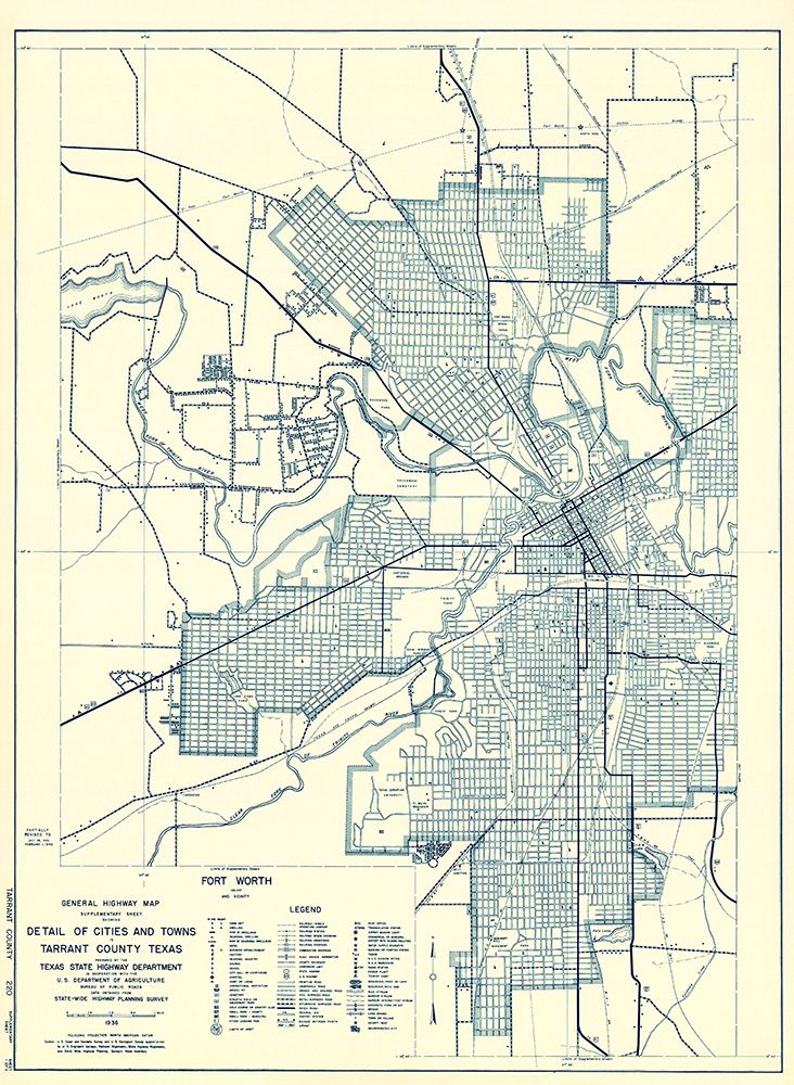 Taylor Ranch Texas Quad - USGS 1969
