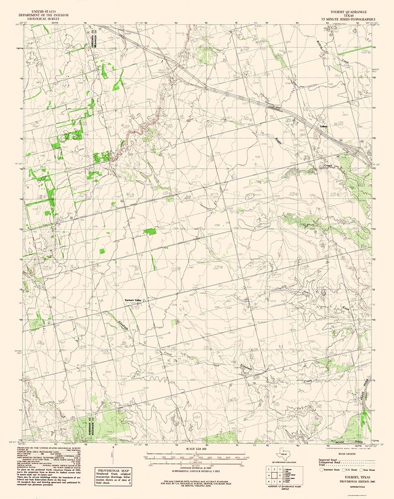 Tolbert Texas Quad - USGS 198