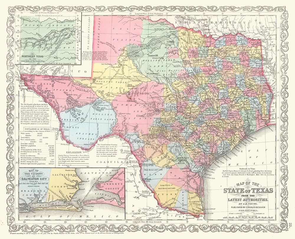 State of Texas - Young 1850