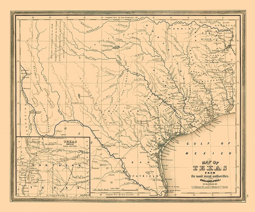 Texas - Williams 1845