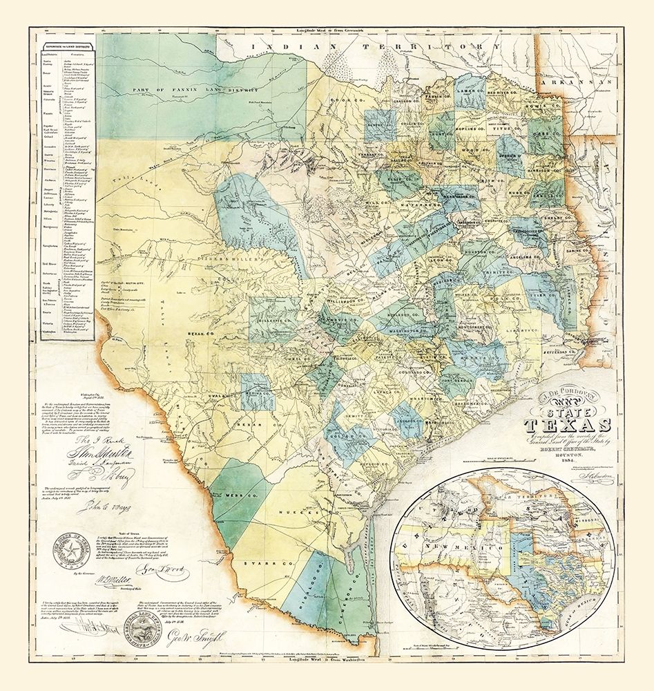 Texas - Creuzbaur 1854