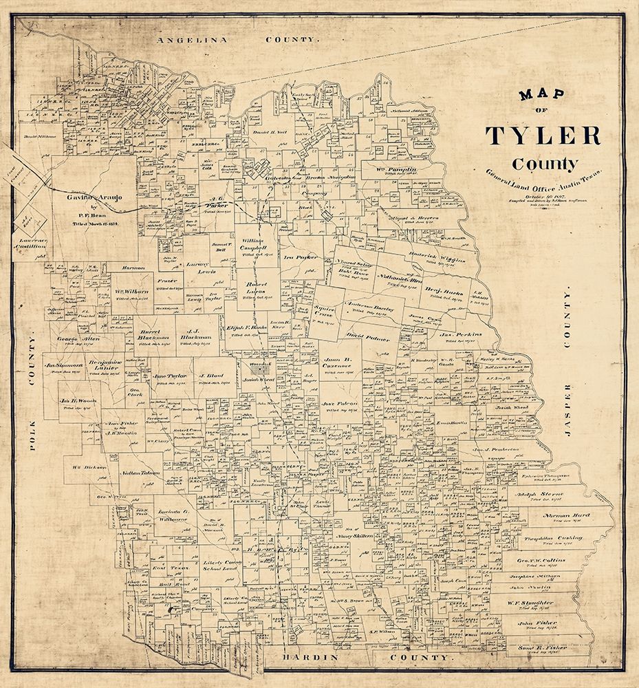 Tyler County Texas - Rowe 1897