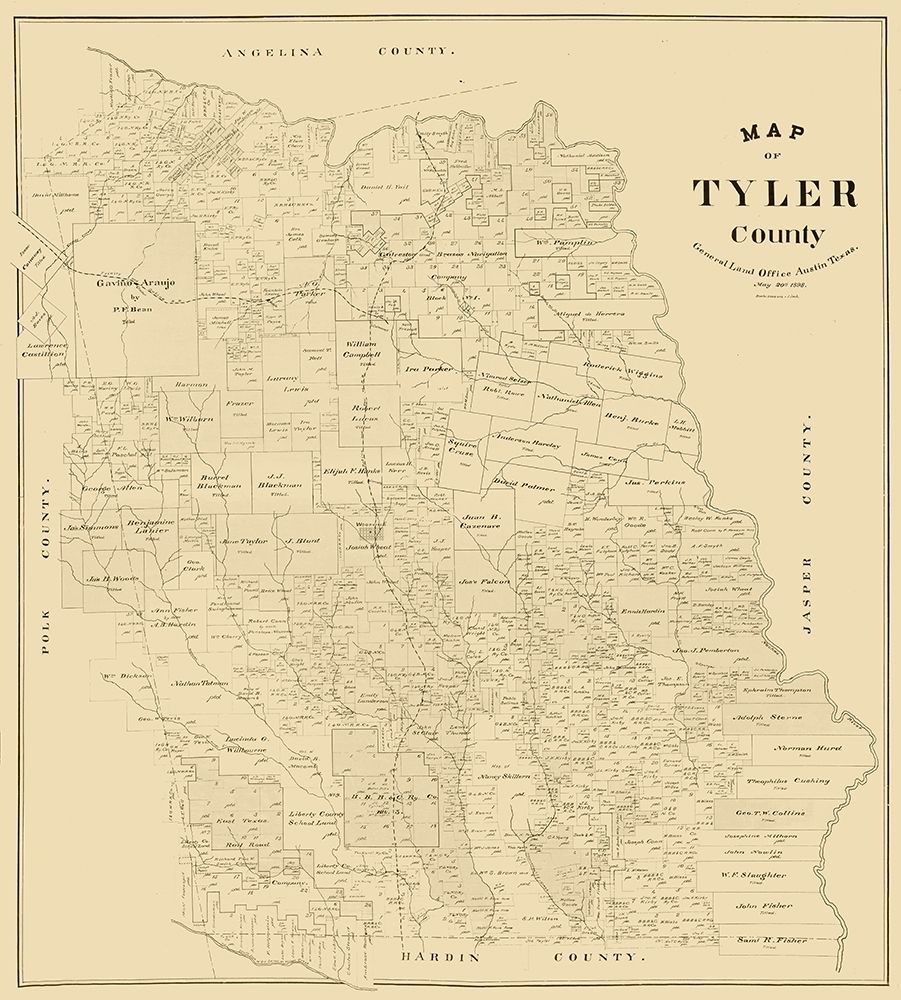 Tyler County Texas -1898