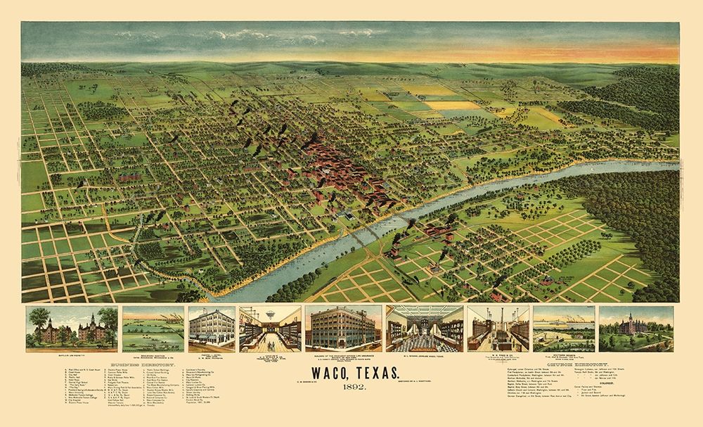 Waco Texas - Ension 1892