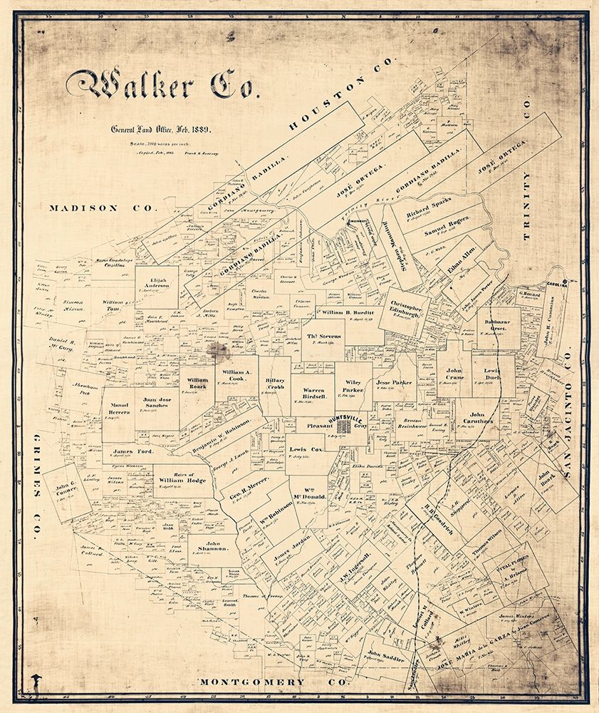 Walker County Texas - Sweeney 1889