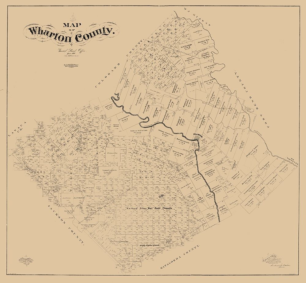 Wharton County Texas - Baker 1895