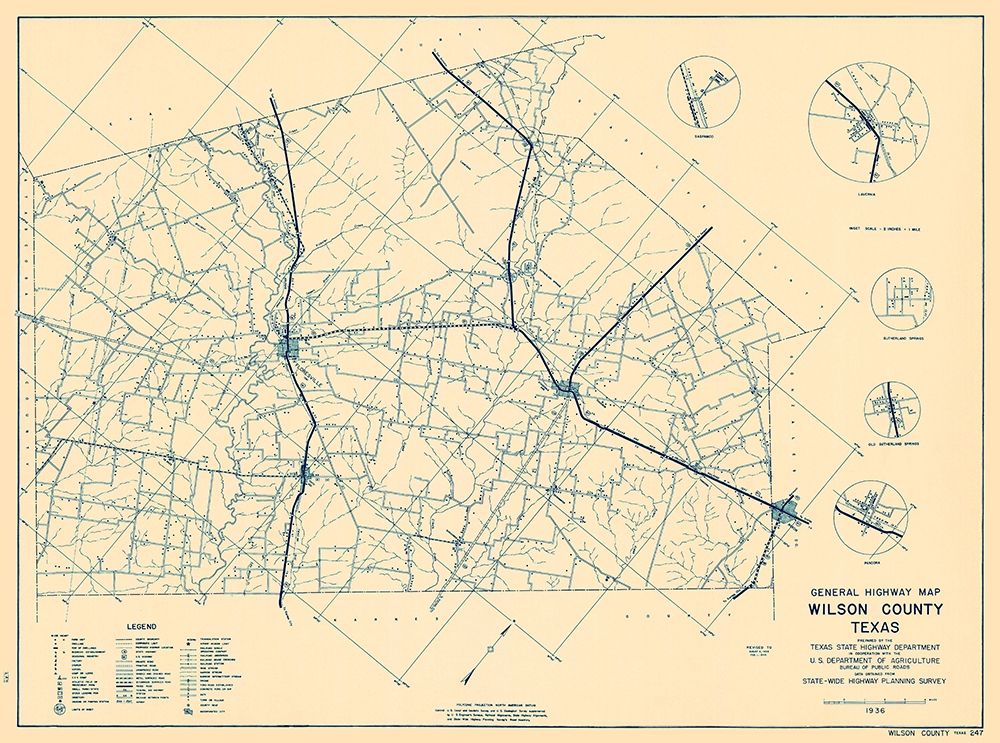 Wilson Texas - Highway Dept 1936