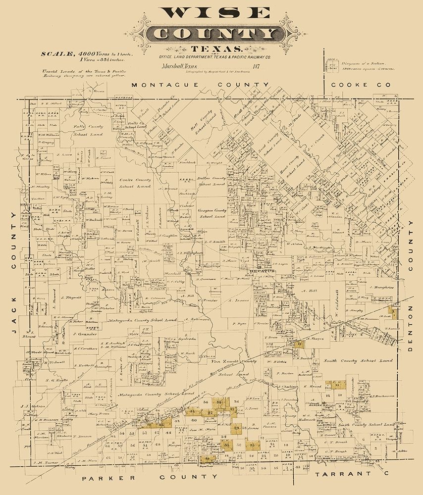 Wise County Texas - Gast 1870
