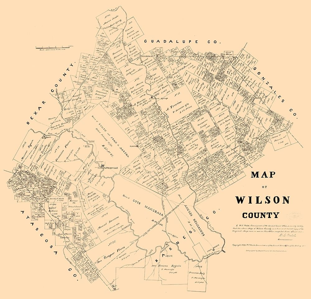 Wilson County Texas - Walsh 1879