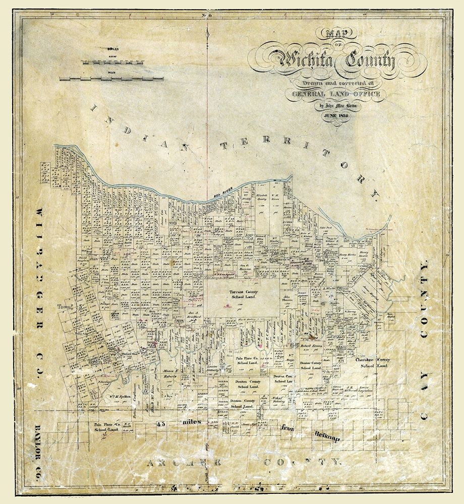 Wichita County Texas - Bean 1874