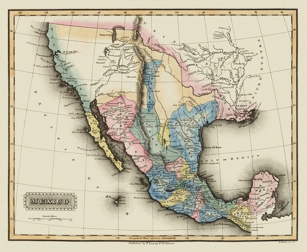 Texas Territory - Lucas 1823