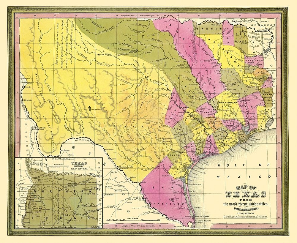 Texas - Mitchell 1846