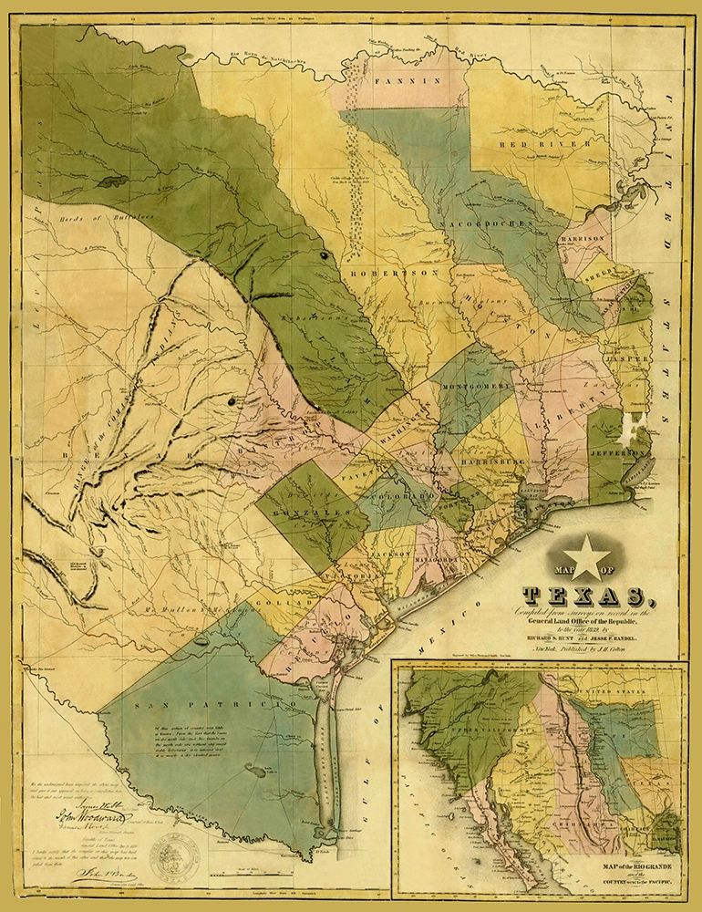Texas - Colton 1839