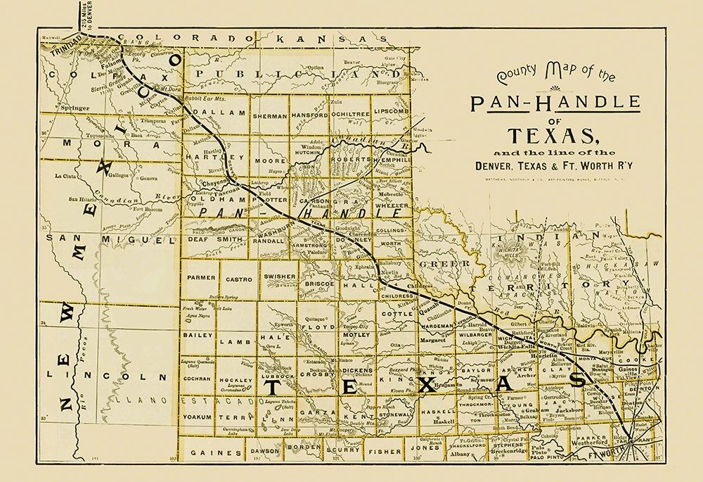 Denver, Texas and Ft Worth Railroad - Northrup